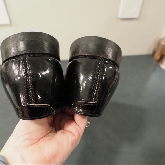 Stacy Adams sz 10D black leather suede wingtip derby shoes - Picture 9 of 16